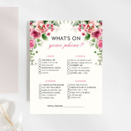 Lámina Fiesta Jardín Qué En Tu Teléfono Juego De Ducha De