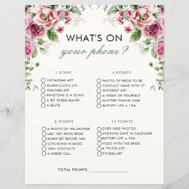 Lámina Fiesta Jardín Qué En Tu Teléfono Juego De Ducha De