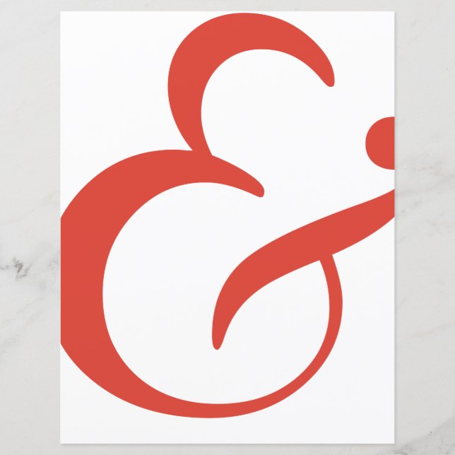 Lámina Fiesta | Llenador moderno de sobres de Ampersand D (Anverso)