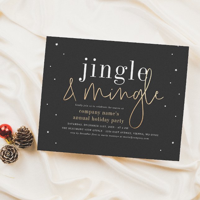 Lámina Fiesta navideña corporativa de jingle de presupues (Subido por el creador)