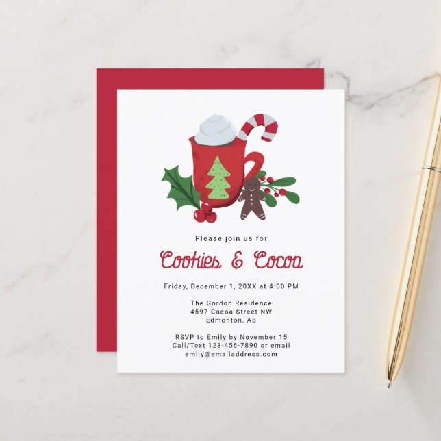 Lámina Fiesta navideña de las cookies y los Navidades de  (Anverso/Reverso In Situ)