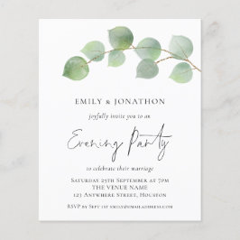 Lámina FIESTA nocturno Boda de Eucalyptus