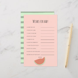 Lámina Fiesta por el cumpleaños de la sandía para el bebé