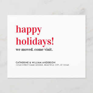 Lámina Fiestas felices de presupuesto Nos hemos mudado de