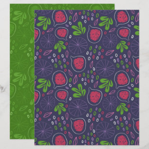 Lámina Fig Scrapbook Paper