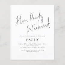 Fin de semana intinerario del Fiesta Hen Minimalis