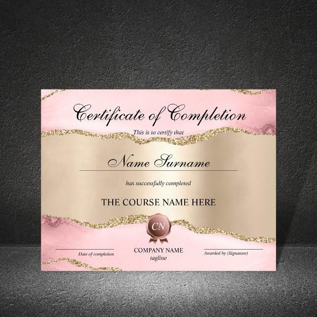 Lámina Finalización del curso de entrega de certificados  (Subido por el creador)