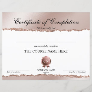 Lámina Finalización del curso de entrega de certificados 