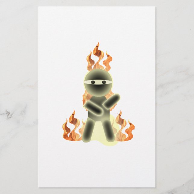 Lámina Fire Ninja (de lil kolohe Nick) (Anverso)