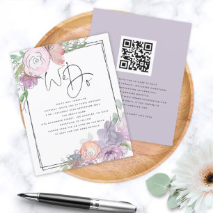 Lámina Firmas de presupuesto por invitación de matrimonio