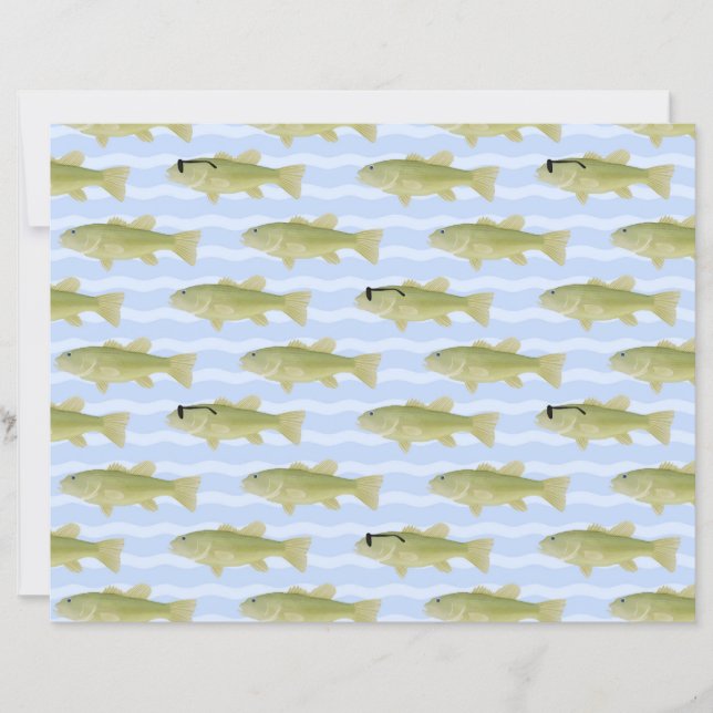 Lámina fish patterned paper (Anverso)