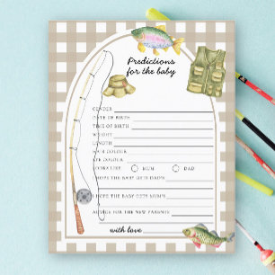 Lámina Fisherman - predicciones y consejos para bebés