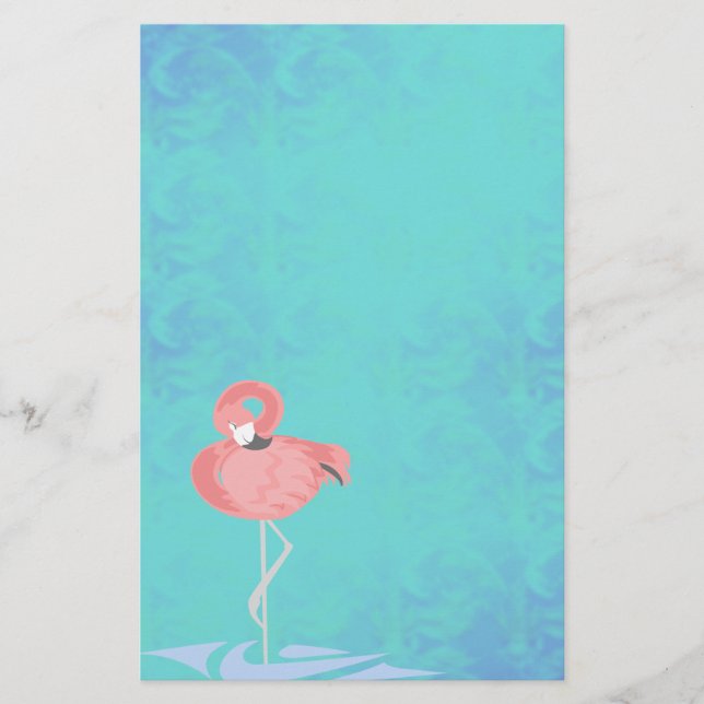 Lámina Flamingo rosa (Anverso)