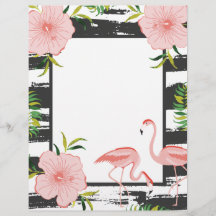 Flamingo rosa de banda moderna