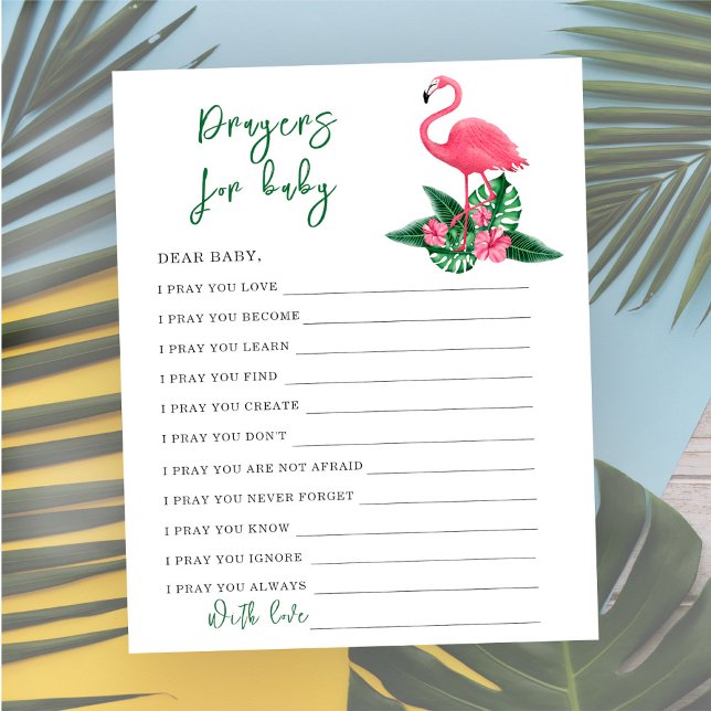 Lámina Flamingo rosa - juego Fiesta | Oraciones para el b (Subido por el creador)