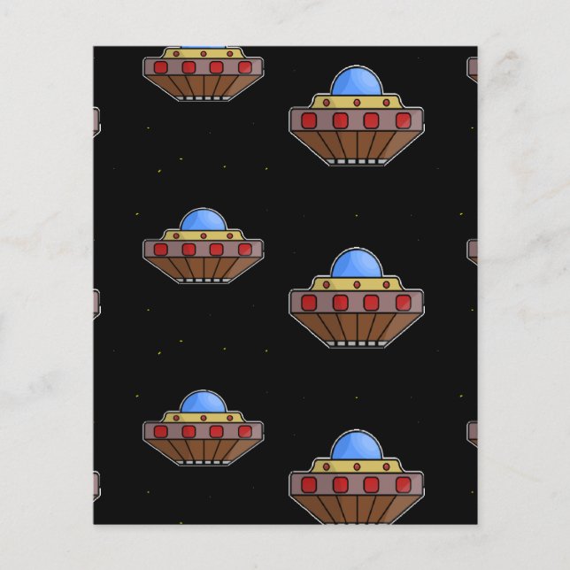 Lámina Flaufo en negro espacial (Anverso)