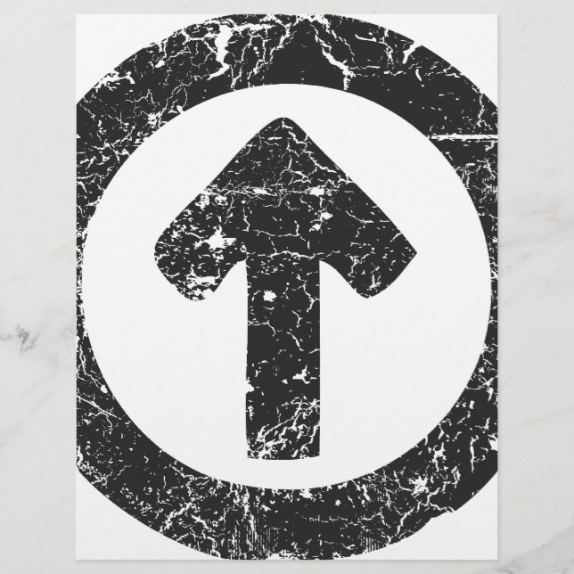 Lámina Flecha circular (Anverso)