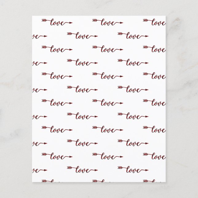 Lámina Flecha de amor colocada (Anverso)