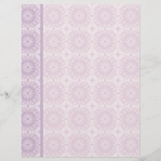Lámina Fleur de Lis Damask - Estacionamiento en blanco