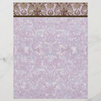 Lámina Fleur de Lis Damask - Estacionamiento en blanco