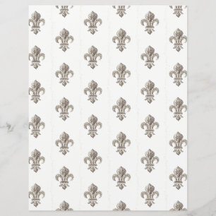 Lámina Fleur de Lis Scrapbook