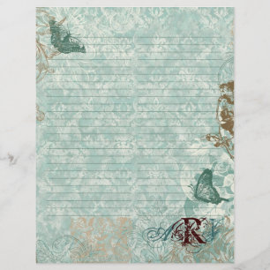 Lámina Fleur di Lys Damask - Estacionamiento Monogramado