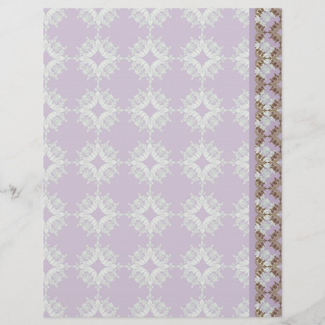 Lámina Fleur di Lys Damask - Stationery (Anverso)