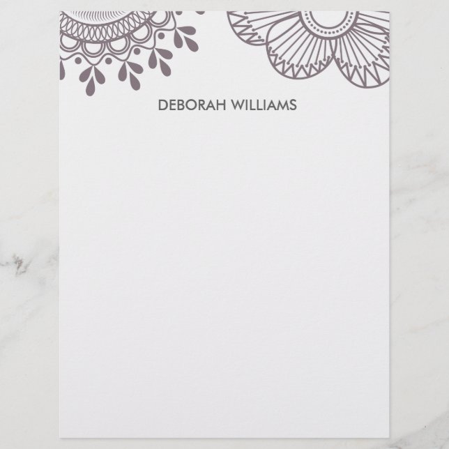 Lámina flor botánica (Anverso)