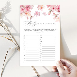 Lámina Flor de cerezo bebé raza juego de ducha bebé