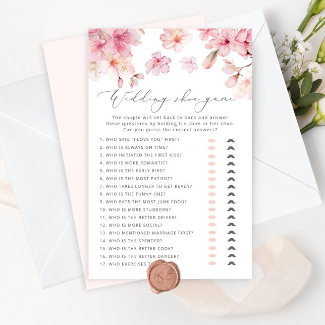 Lámina Flor de cerezo El juego del zapato boda (Subido por el creador)