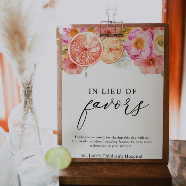 Lámina Flor de cítricos rosa en lugar del Rótulo de donac (Subido por el creador)