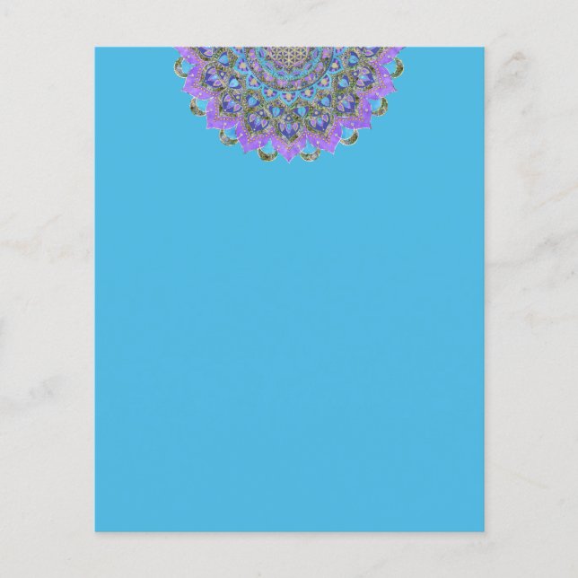 Lámina Flor De Vida - Mandala Estilo India 2 (Anverso)