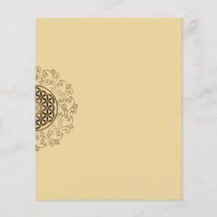 Lámina Flor De Vida - Ornamentos Vintage Mandala 2