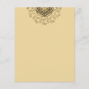 Lámina Flor De Vida - Ornamentos Vintage Mandala 2