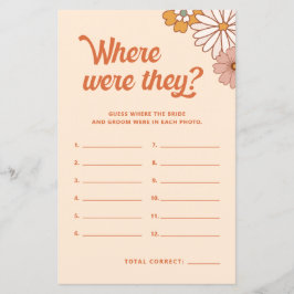 Lámina Flor Retro Donde Estaban Los Juegos De Ducha De No