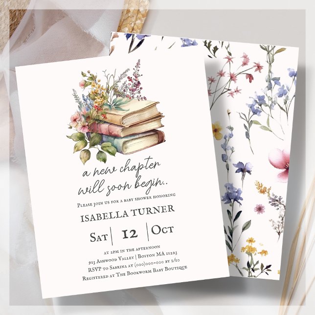 Lámina Flor silvestre | Invitación al presupuesto de Baby (Subido por el creador)