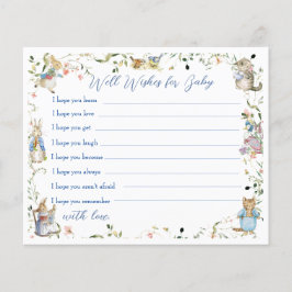 Lámina Flor silvestre Peter the Rabbit desea un bebé