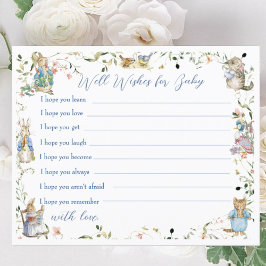 Lámina Flor silvestre Peter the Rabbit desea un bebé