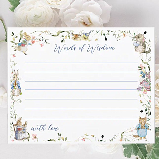 Lámina Flor silvestre Peter the Rabbit Words of Wisdom Ad (Subido por el creador)