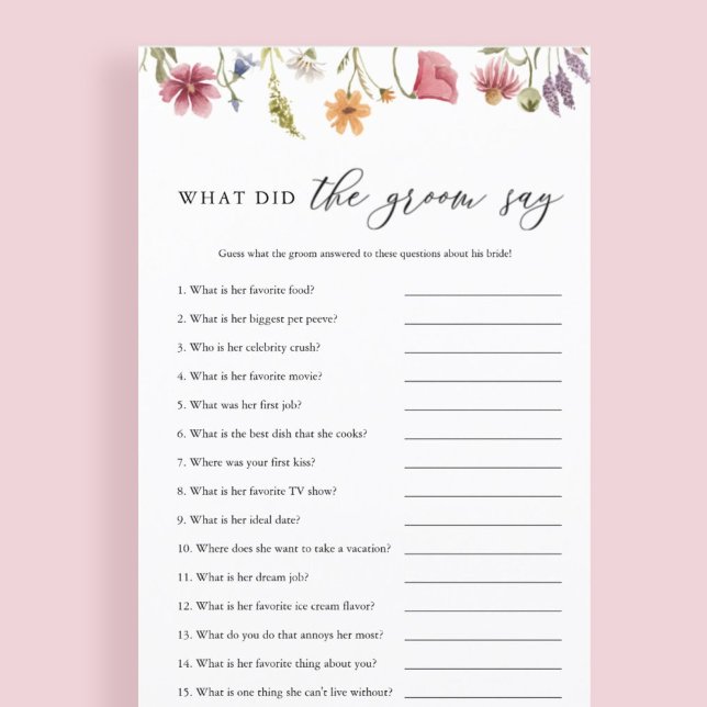 Lámina Flor silvestre ¿Qué dijo el novio del juego de nov (Subido por el creador)