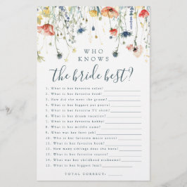 Lámina Flor silvestre vibrante que conoce el mejor juego 