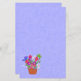 Lámina Flor y mariposas hermosas