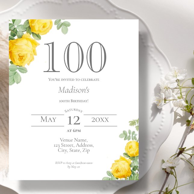 Lámina Flora amarilla | 100.ª invitación al presupuesto p (Subido por el creador)