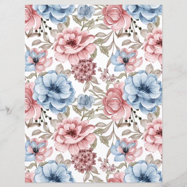 Lámina Floral (Anverso)