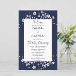 Lámina Floral blanca