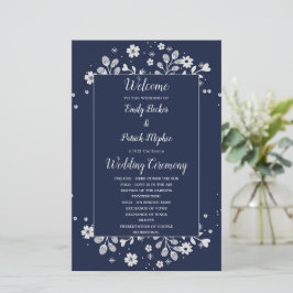 Lámina Floral Blanco