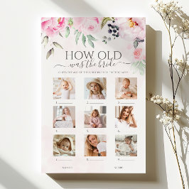 Lámina Floral Cuán viejo era el juego de la novia