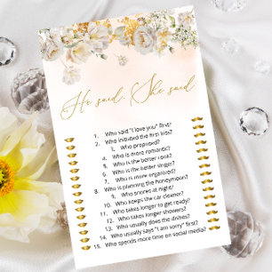 Lámina Floral Dijo Que Dijo Que Adivina Quién Dijo El Jue