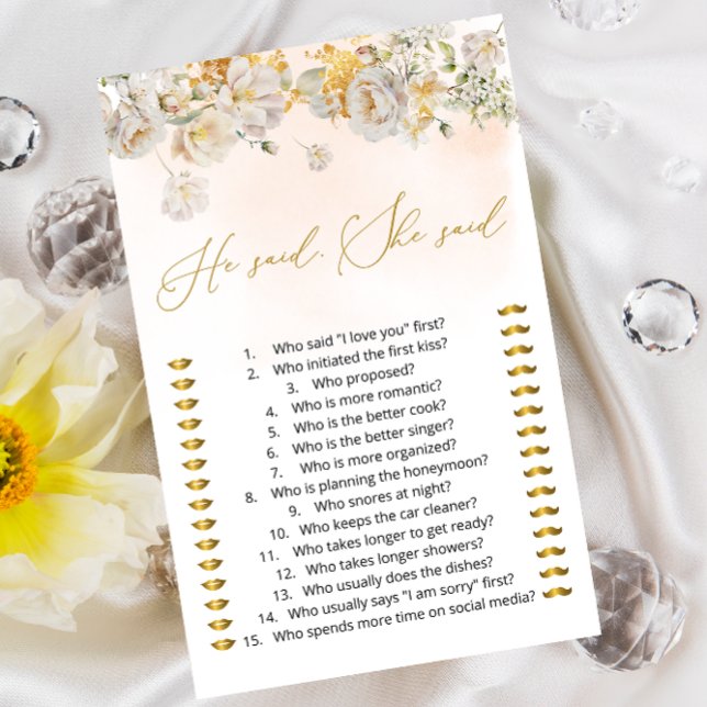 Lámina Floral Dijo Que Dijo Que Adivina Quién Dijo El Jue (Subido por el creador)