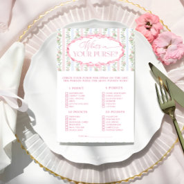 Lámina Floral doblar qué en tu juego de ducha de bolso